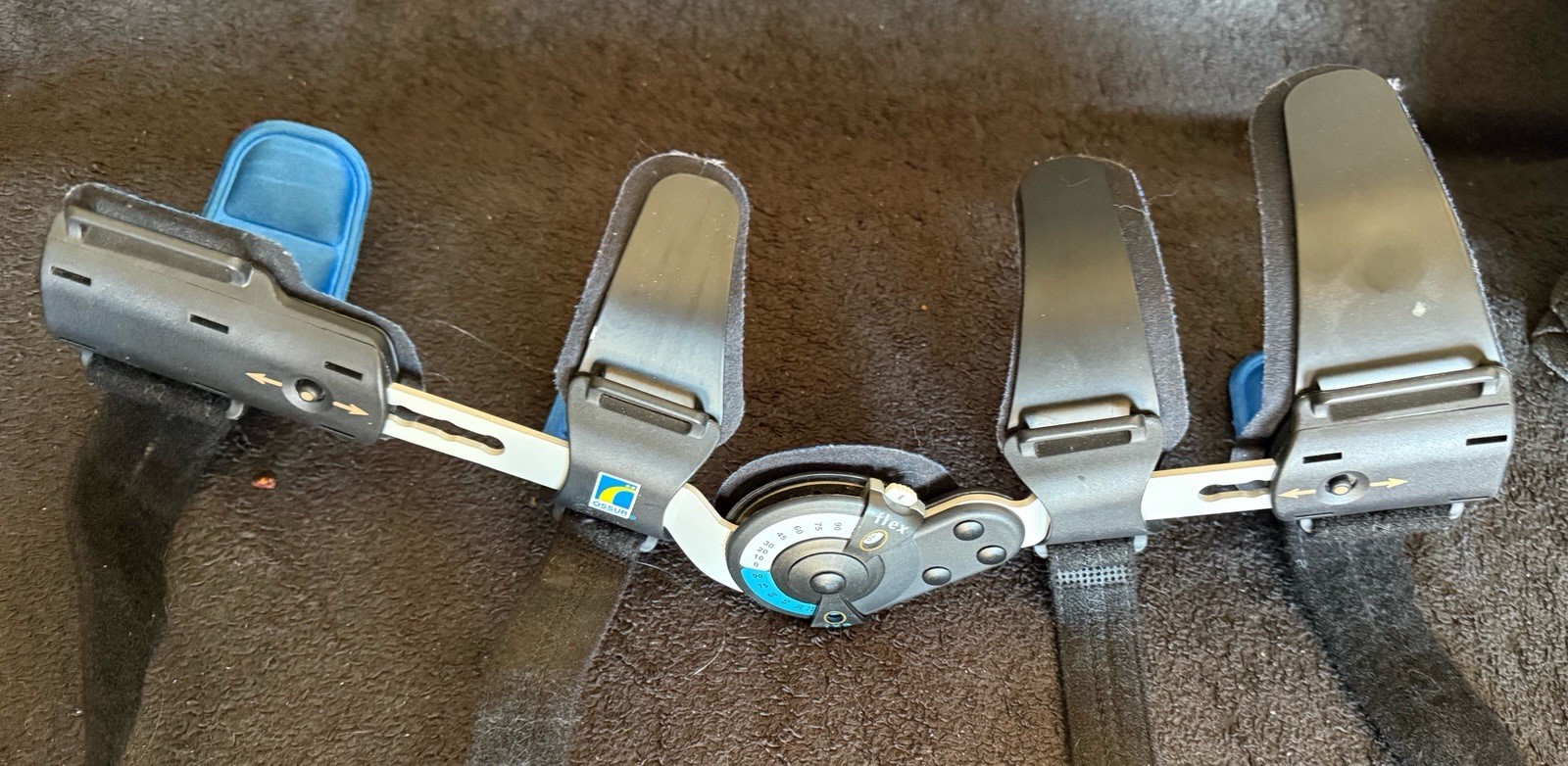 Ossur Rebound Post Op Elbow Brace W/ Strap - Left Arm - Adjustable Rom