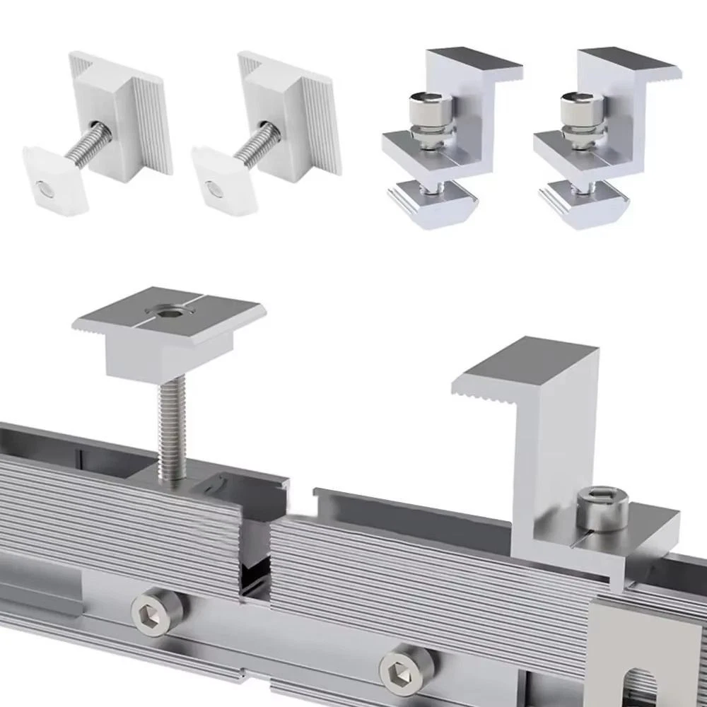 Solar Panel Adjustable Bracket Clamps Solar PV Bracket 30mm 35mm 40mm 45mm