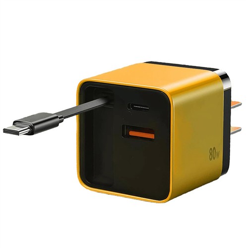 Chargeur GaN 3 en 1,Module Chargeur Rapide Évolutif 80w Max avec Câble Type C 2Ports - Photo 16 sur 18