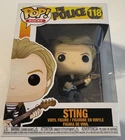 Funko Pop, Pop Rocks, 118 The Police, Sting, VG + Condition