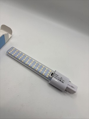 2-Pack 6W G23 2-Pin LED PL-S Lamp 13W CFL Equivalent Warm White 3 Color New