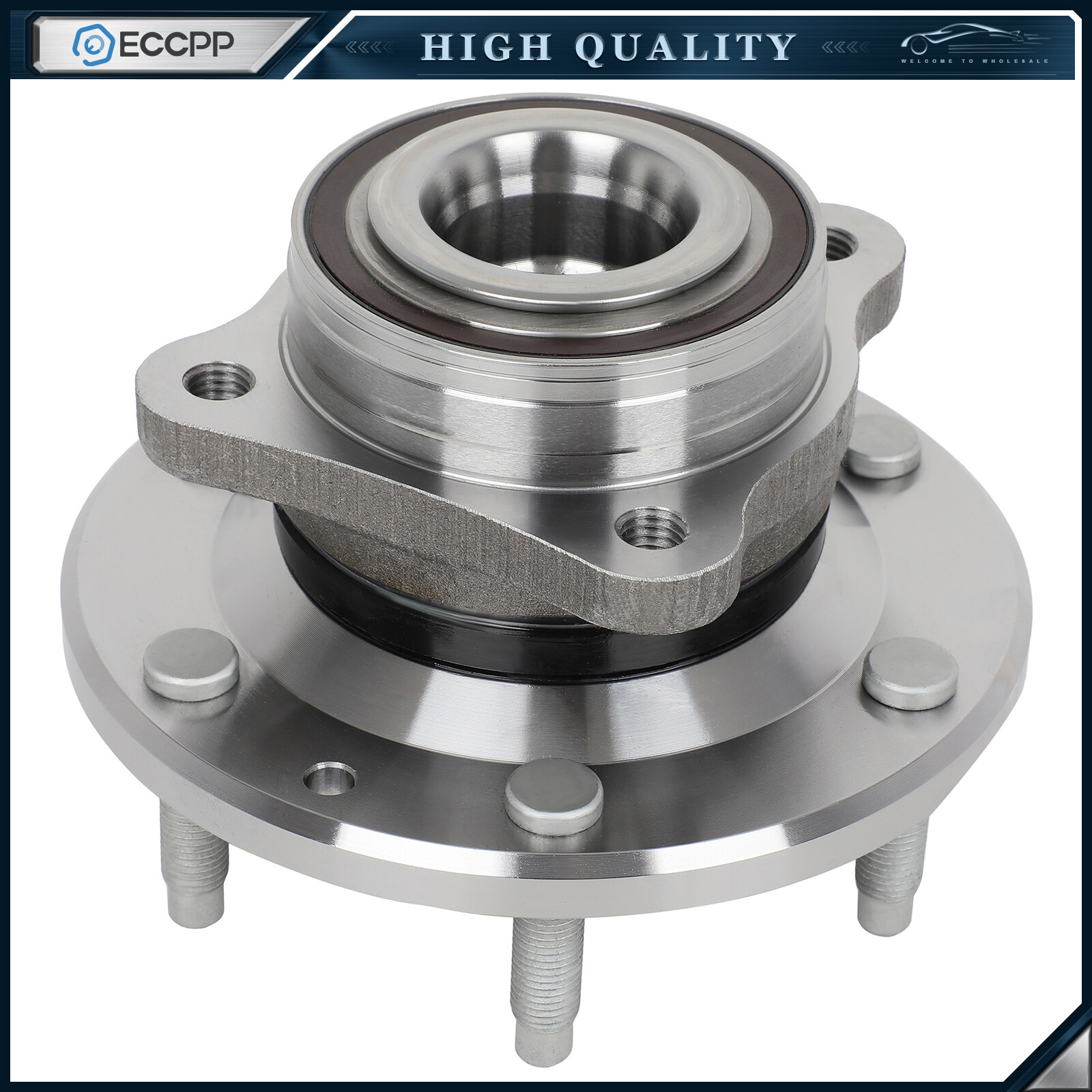 ECCPP Wheel Hub Bearing Assembly Front LH or RH For Chevy Colorado 4WD