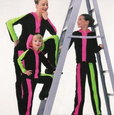 Group Lot of 2 Child Small ART STONE Hoodie Dance Costume Flourescent