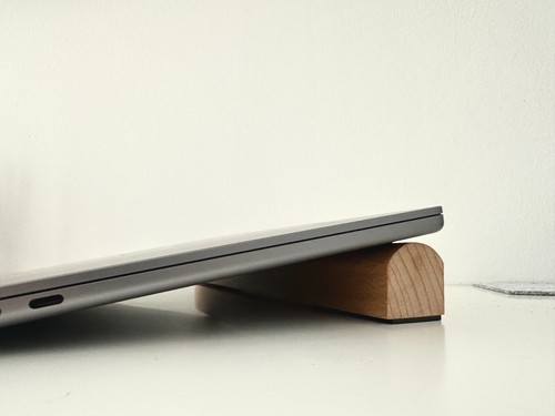 anaan Minus Laptop Ständer Holz Tragbar PC Ständer Notebook Ständer 2er Set - Afbeelding 5 van 11