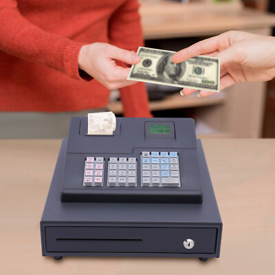 39 Keys Automatic Cash Register Cash Register English Cash Box With Compact Cash