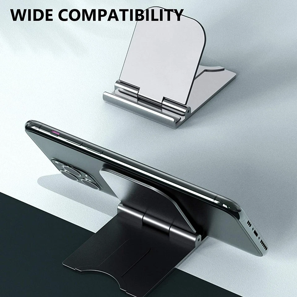Foldable Phone Holder Tablet Stand Desktop for iPhone Android iPad Smartphone - Image 2 of 4