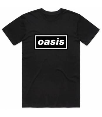 OASIS T-Shirt Logo Decca Tee Offizielle Lizenz OASTS01MB
