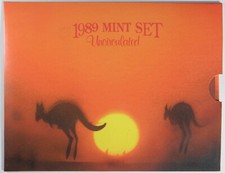 1989 AUSTRALIA 8-COIN UNCIRCULATED MINT SET! GREAT CONDITION, PRICED RIGHT!