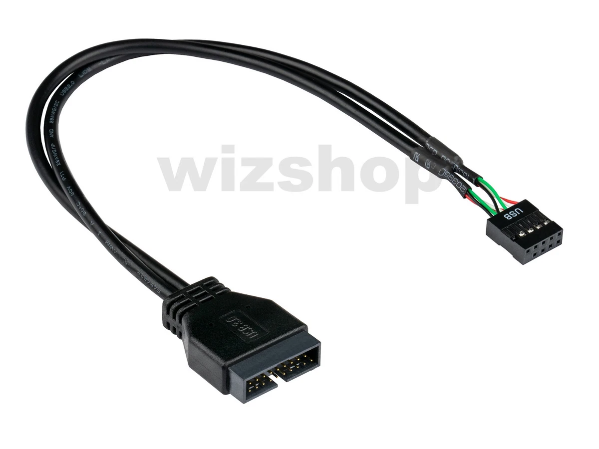 Barra Filettata M20 Cavo Prolunga USB 3.0 Da 20 Pollici | Intestazione 20 Pin M/F Per Schede Madre Asus A320m-K - Foto 4