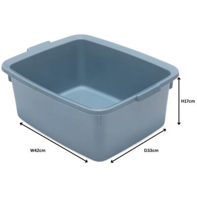 Addis extra große Spülschüssel 12 Liter rechteckig Belfast Butler - Air Blue