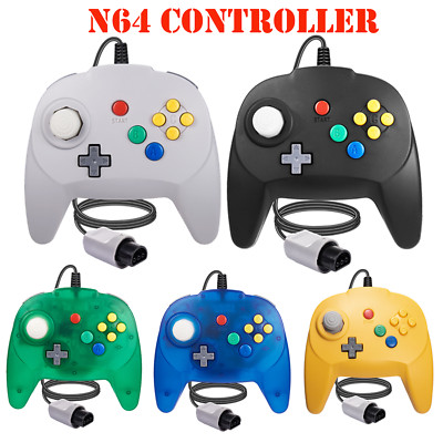 Retro N64 Controller Wired GamePad 64-bit Joystick Kompatibel mit N64 Konsole