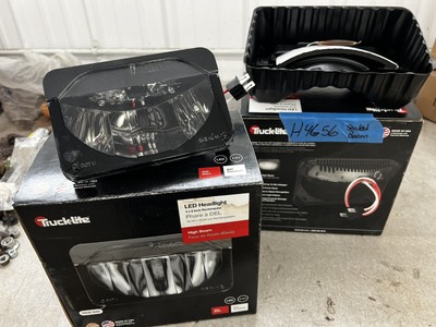 Upgrade Pair (2) TruckLite 4''x6'' Sealed LED High Beams High Performance