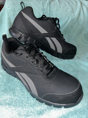 Reebok Sublite Cushion Safety Toe, ASTM F2413-18, Mens 9.5W, Barely Used