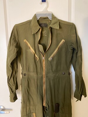 US AAF Flying Suit Light Gabardine Type L-1 Sz Small Regular