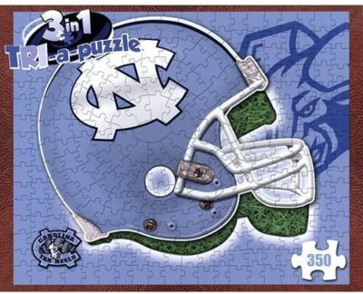 Late for the Sky North Carolina Tar Heels 3 In 1 350 Pcs Deluxe College Puzzle