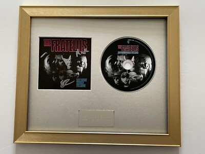 SIGNED/AUTOGRAPHED THE FRATELLIS HALF DRUNK UNDER A FULL MOON FRAMED CD