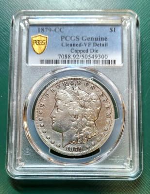 1879 CC Morgan Dollar - VAM-3 (Capped Die) - VF Details - PCGS | eBay