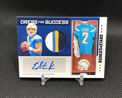 2019 Rookies & Stars Easton Stick RPA /25  DRESS FOR SUCCESS  SSP RC No. DFS-ES