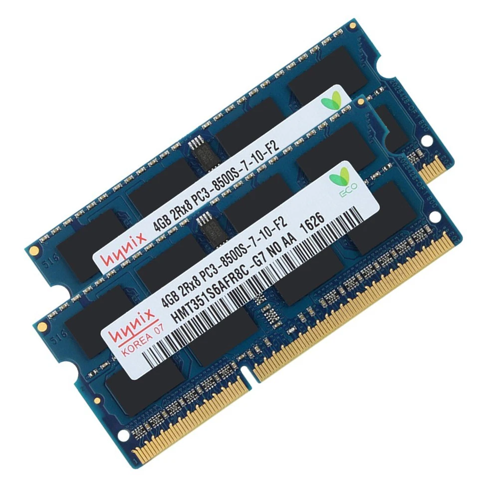 8GB 2x 4GB PC3-8500 DDR3 1066 for Apple MacBook Pro iMac Mac mini MEMORY RAM - Image 2 of 4