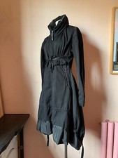 Marithe + Francois Girbaud Black Fitted Coat