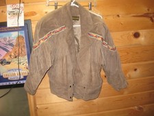 Leather Fringed Jacket Cool Bobbys Closet Southwest Style L10