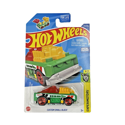 2022 Hot Wheels #151 Experimotors 8/10 CUSTOM SMALL BLOCK Green