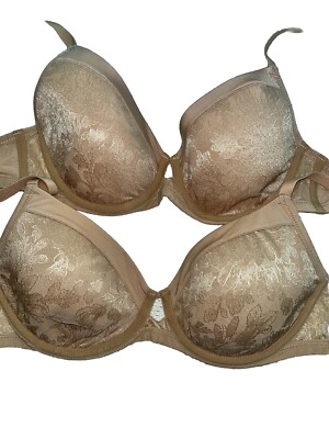 NWOT Set 2 Soma Bras Lightest Lift MultiWay Straps Beige Nude Tan 34B