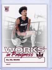 Kel'el Ware 2024-25 Panini Court Kings Works in Progress Ruby /149 #20 Rookie