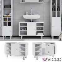 Waschtischunterschrank Fynn Badschrank Waschbeckenunterschrank Waschtisch Vicco