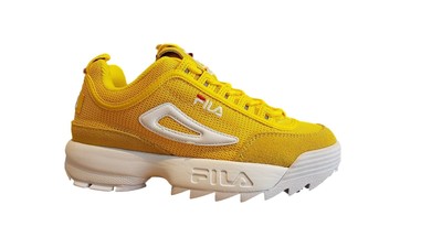 fila disruptor low yellow