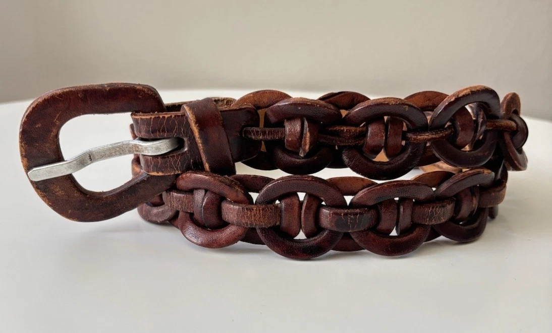 Brown Handmade Braided Belts for Women for sale | eBay display picture 1