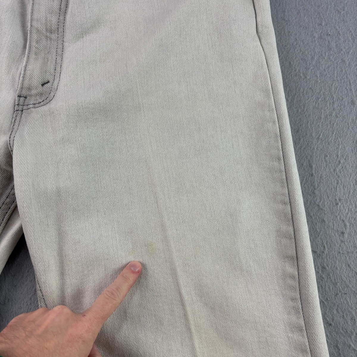 Vintage Levis 540 Jeans Mens 38x32 (36x30) Gray Relaxed Straight