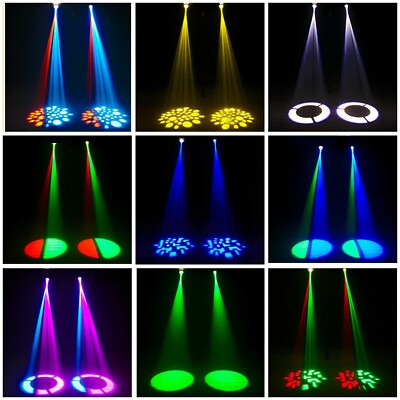 U`King 50W LED Moving Head Light with Remote 8 GOBO 8 Pattern