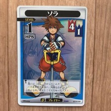 Kingdom Hearts tcg trading card sora 65/91 SR KH Level 1 HP8 player TOMY
