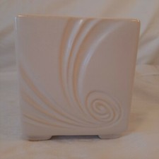 Vintage Ceramic Cream Colored Planter Made In USA 4.5"