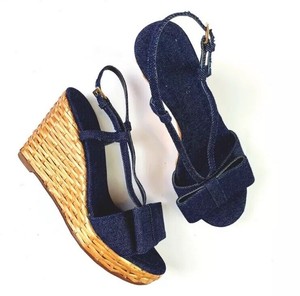 wicker platform sandals