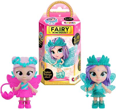 CRAZE Fairy In My Pocket 2er Set Feen Puppen mit Flügel, Figuren zum Sammeln