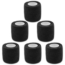 Self-Adherent Grip Tape Wrap - 6 Pack Cohesive Bandage Wrap 2" x 5 Yards Mach...