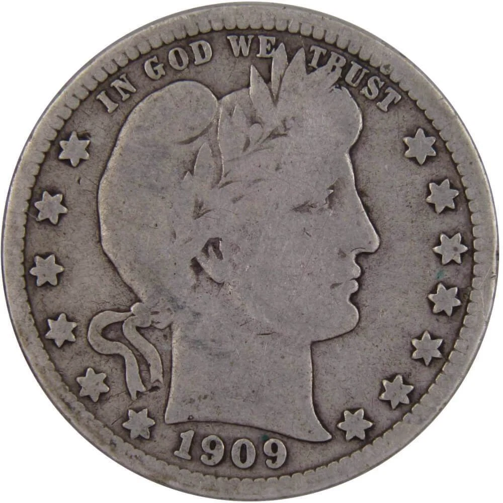 Circulated 1909 Year Barber Quarters (1892-1916) for sale | eBay