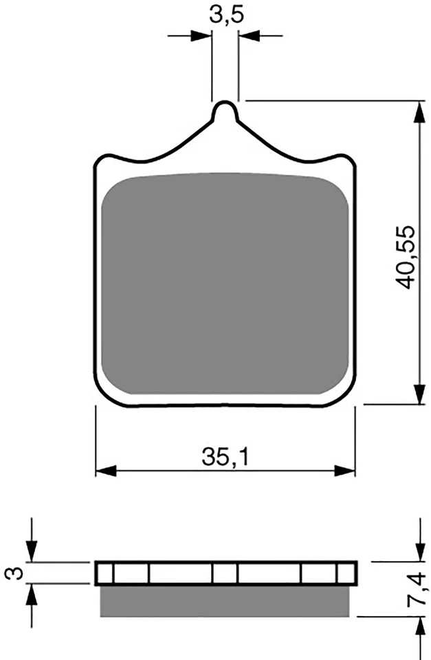 Pastillas de freno delanteras y traseras para Ktm 690 Duke 2008-2011 Foto 2 de 3