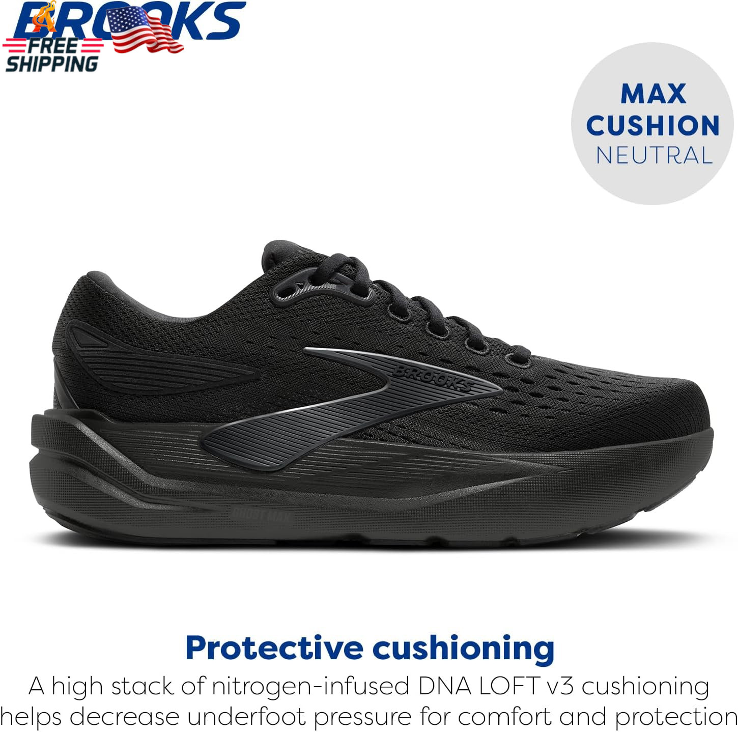 Brooks Women’S Ghost Max 3 Neutral Running & Walking Shoe image 2