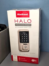 Kwikset Halo Touchscreen Wi-Fi Enabled Smart Lock- Satin Nickel- 99390-001 -New!