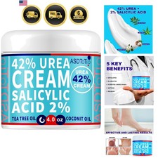 Urea Cream 42 - Urea Foot Cream - With 2 Salicylic Acid, Tea Tree Oil, She...