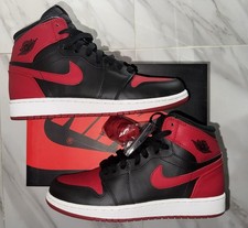 Air Jordan 1 High OG  BRED  Pre-Owned Size 7Y
