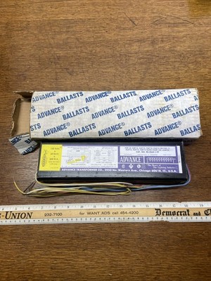 New Advance RC-2S102-TP For F48T12/VHO or SHO Fluorescent Ballast Type 1,120Volt