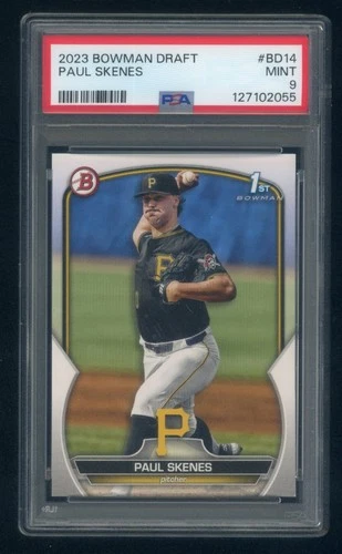 2023 Bowman Draft 1st #BD14 Paul Skenes RC Rookie PSA 9 Mint PIRATES