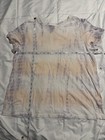 Athleta Women’s Purple Beige Tie-Dye Crew Neck Modal Tee Breathable XL — photo 1