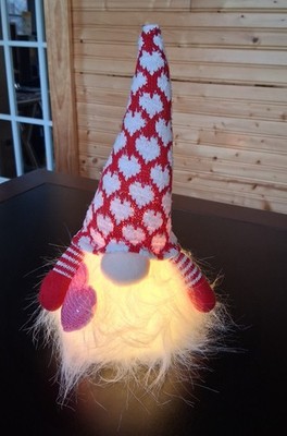 Gnome Lighted Decoration Ardella by Luxury Lite 10.5'' - Gnome Table-Top Decor