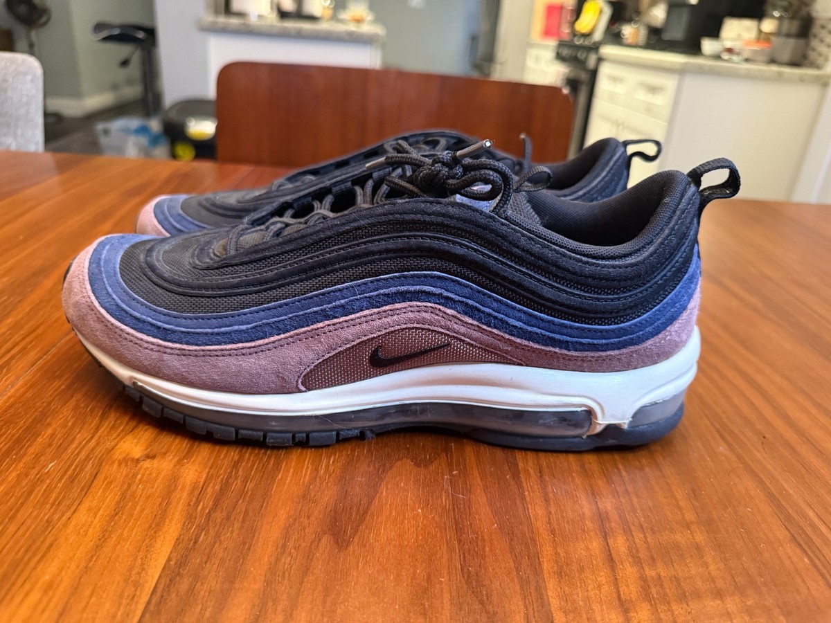 NIKE AIR MAX 97 PREMIUM SMOKEY MAUVE BROWN BLACK BLUE OFF WHITE 95