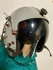 Gentex U.S. Navy Flight Helmet – HGU-33/P  Single Visor, TrackIR 5 Test Bed